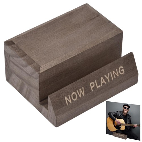 Record stand wooden now - cd,