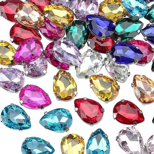 18mm shiny rhinestone gem shoe - 18mm,