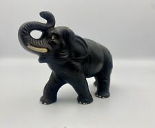 Sylvac Elephant 771 Matt Black Finish 1930's 8"