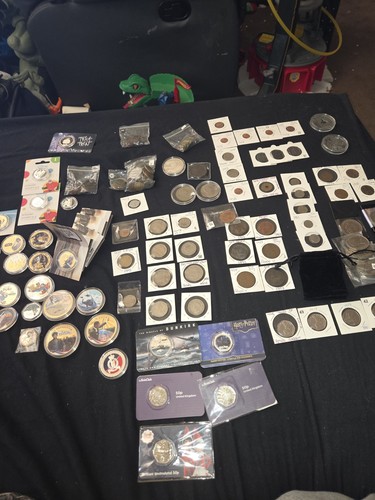 Large coin collection british - large,