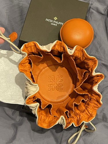 Patek philippe orange leather - philippe,