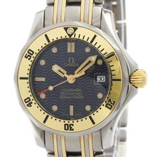 OMEGA Seamaster Professional 300M 18K Gold Steel Watch 2382.80 Polished