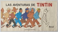 Original Tintin comic cool poster for my wall/bedroom/bed
