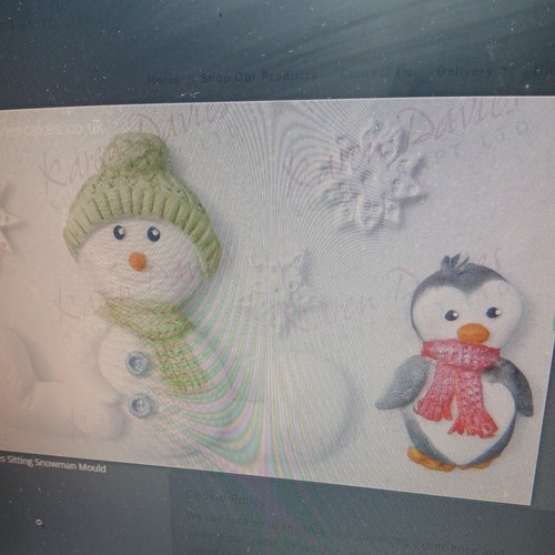 Karen davies sitting snowman - sitting, &