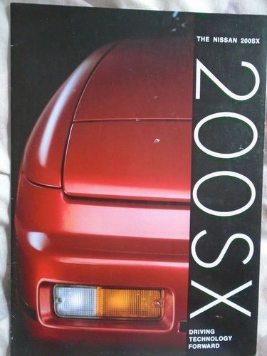 Nissan 200sx brochure may - 200sx,