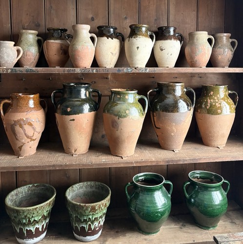Rustic terracotta pots - pots,