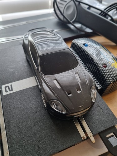 Scalextric dark grey aston - scalextric,