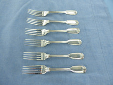 Antique set six sterling - six,