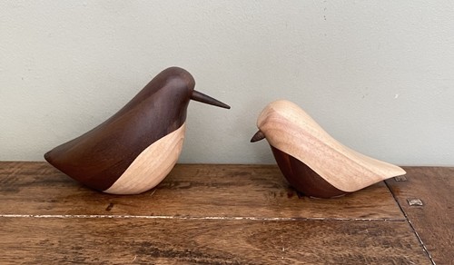 Next ornament wooden birds - ornament,
