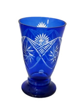 Vintage Bohemian Cobalt Blue