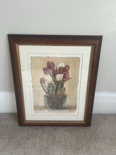 Art print botanical tulips - art,