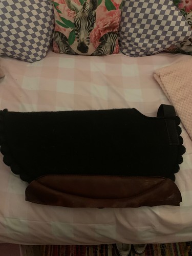 Western felt saddle pad - saddle, with