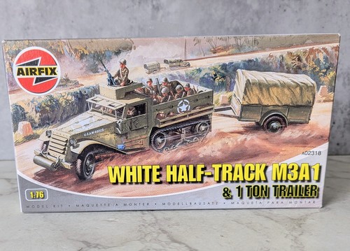 Airfix white half track - airfix,
