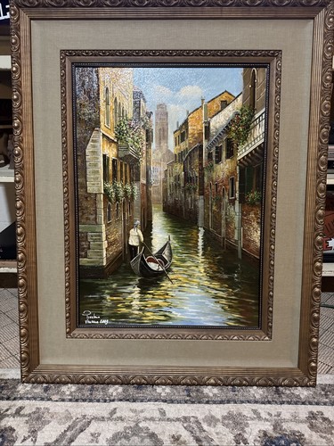 Beautiful signed venice canal - beautiful,