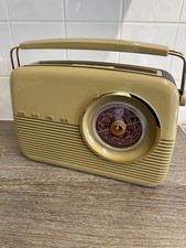 Stunning Bush Mustard Yellow Retro Style Antique Brighton Radio Tested Working