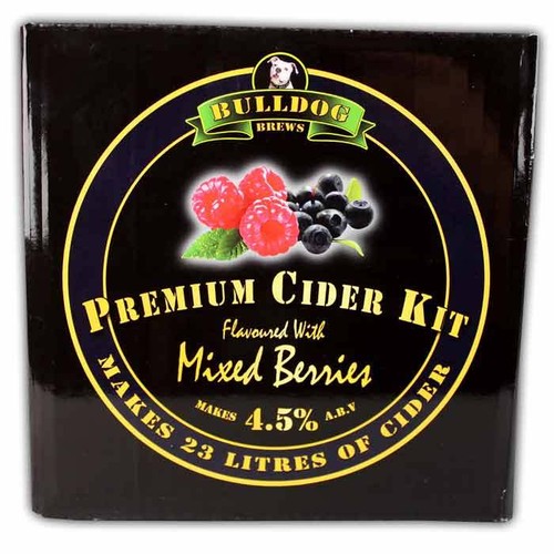 Bulldog brews mixed - bulldog, berries