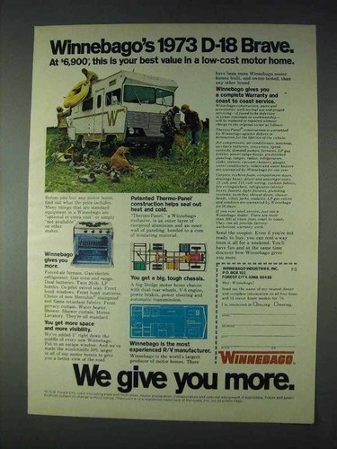 1972 winnebago brave - 1972, d-18
