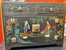 Vintage Hand Painted Black