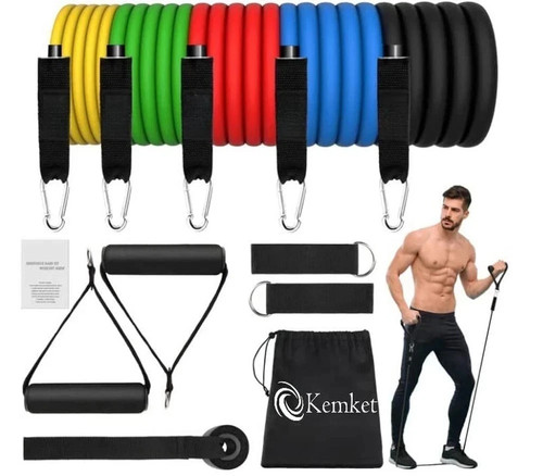 11pcs set resistance bands - 11pcs,
