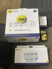 Yale Standard Alarm Kit 2KF + PIR Motion Detector 3 Pack + Door Window Contact