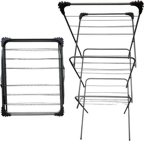Tier foldable clothes drying - tier,
