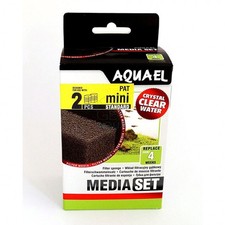 Aquael Pat Mini Filter Media Set - Filter Sponges x 2  GENUINE
