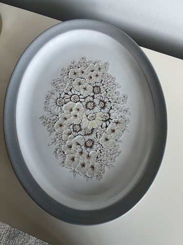 Large denby oval - plate, serving