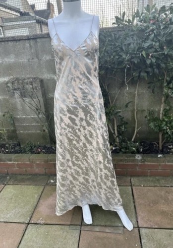 Zara metallic slip dress - zara,