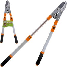 Telescopic Ratchet Anvil Lopper – Extendable Garden Tree Pruning Shears