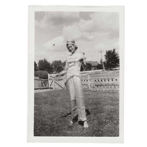 Vintage snapshot photo young - snapshot,