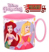New Design Disney Princess  Kids Character Mug 265ML Plastic Cup Microwave Safe