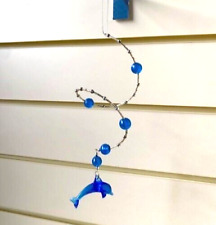 1 X DOLPHIN MOBILE WINDCHIME BLUE DOLPHIN/PLASTIC BALLS AND BEADS LP2141