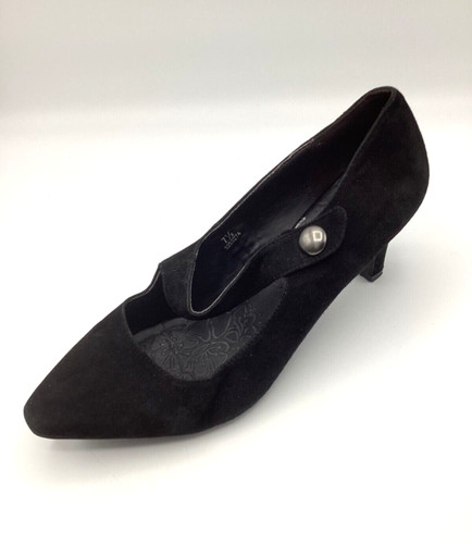 Footglove womens black suede - womens,