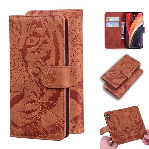 Tiger pattern wallet - pattern, flip