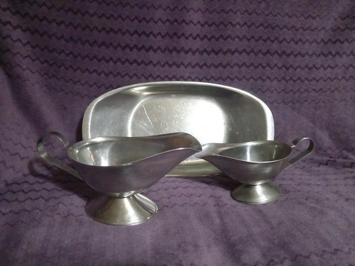 Vintage stainless gravy - 2,
