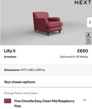 NEXT Lilly II Armchair NEW