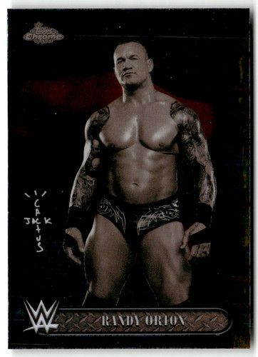 Topps chrome wwe cactus - wwe, jack
