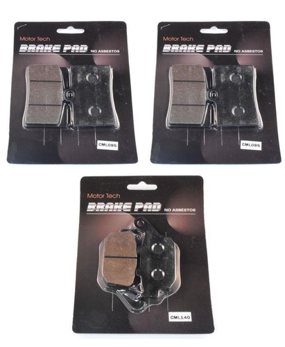 Front rear brake pads - front, for