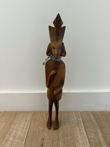Hand carved wooden tribal - hand,