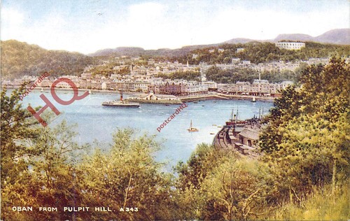 Picture postcard oban from - postcard__oban,,