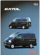 Daihatsu Extol Van 2003-2004 UK Market Foldout Sales Brochure