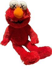 GENUINE KAWS x UNIQLO Sesame Street Plush Soft Toy ELMO - Collectible with Tags