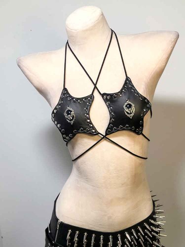 Goth tops gothic tank punk - goth,