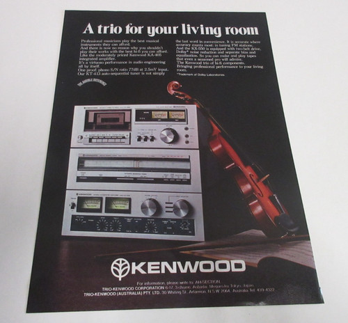 Kenwood advertisement ka 405 - advertisement, ka-405