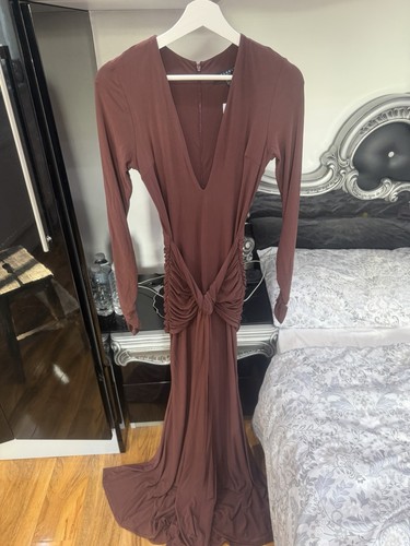 Club london wrap maxi - club, dress