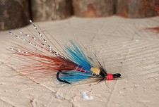  3 X Blue Hackle Shrimp Salmon