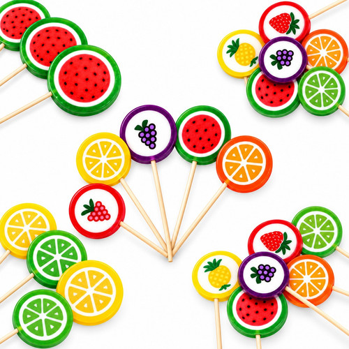 Lollipops fruit slice - fruit, lollies