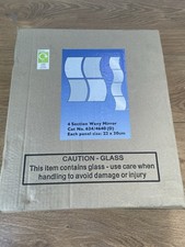 4 Section Wavy Mirror - New In