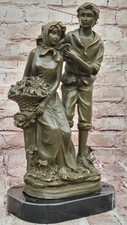 Romantic Bronze Sculpture of