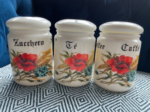 Set vintage arcoroc storage